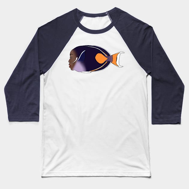 Achilles Tang Ladyfish Baseball T-Shirt by Rosiethekitty13